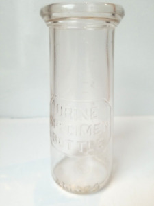 Antique Clear Open Amsco Glass Urine Specimen Bottle