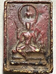 Phra Prom 4 Face Lp Doo Rare Old Thai Buddha Amulet Pendant Magic Ancient Idol18