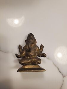 Antique Small Tribal Lord Ganesha India 19th Century