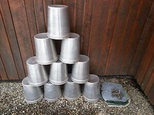10 Maple Syrup Sap Buckets 10 Lids Covers 10 Taps Spouts Spiles Ready To Use