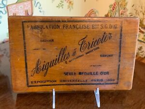 Antique French Wooden Box Exposition Universelle Paris 1889
