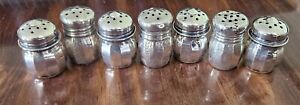 Vintage Sterling Silver Individual Salt Pepper Shakers