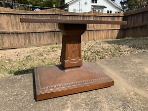 Vintage Wood Grain Directional Tulip 70s 80s Mid Century Tv Record Stand Table