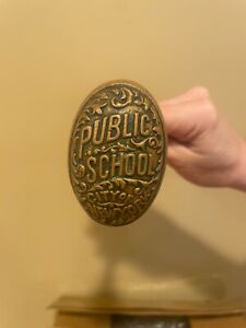 Original Early 20th Century Public School City Of New York Door Knob 