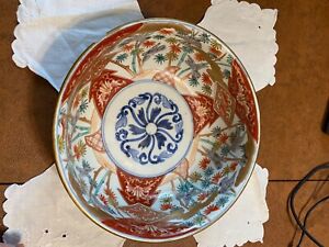 10 Antique Japanese Imari Porcelain Bowl