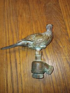 Antique Bronze Faucet Bird Handle Vintage Rare