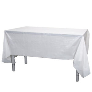 Light Weight Poly Table Covers 40 X300 White