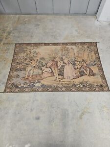 Vintage Tapestry French Tapestry Wall Hanging 72x47