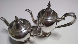 Vintage Gorham Silver Plated Tea Coffee Serving Set Pots Yc472 Yc471