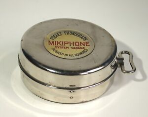 1926 Mikiphone Pocket Phonograph Good Condition