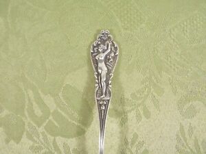 Figural Nude Ca 1905 Pattern Sterling Silver Spoon By F S Gilbert