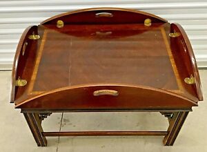 Vintage Lane Chinese Chippendale Butler Coffee Table Serial 2297140 Style 9883