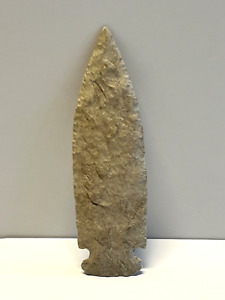 Ancient Archaic Native American Arrowhead Or Spearpoint 5 3 4 Inches Lot 2