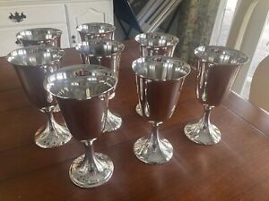 1 New Unused Towle Sterling Silver Wine Water Goblet Cup 904 Puritan Style More