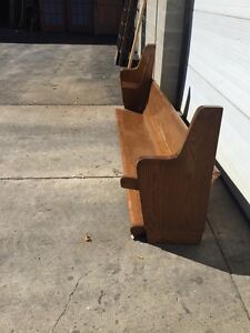 Antique Oak Church Pew 3 To 7 Feet Long I Will Cut To Size