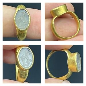 Romans Gold Intaglio Ring 4th 1st Century Bc Ancient Gold Jewelry